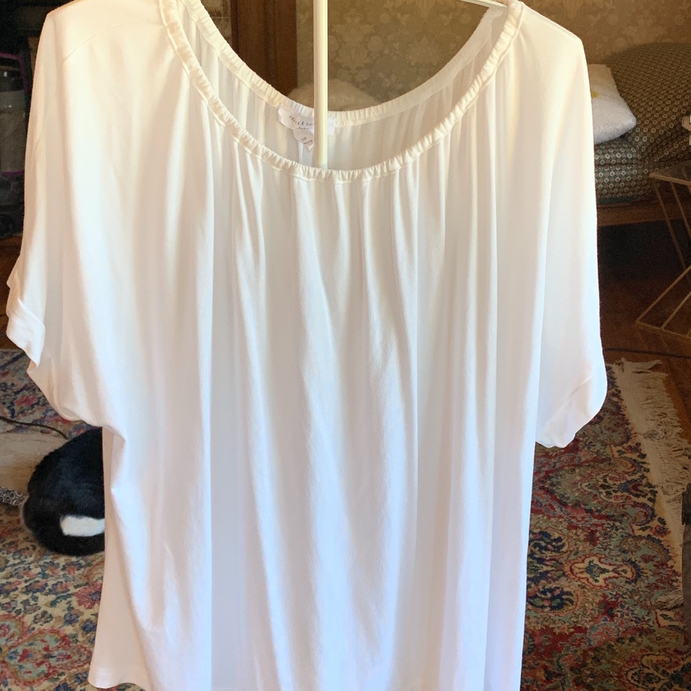 Grade &Gatger cotton and rayon peasant blouse. Worn a few‎ rimes. 80 retail